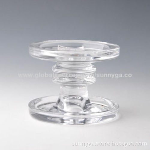 Glass Candle Holder for Weddings and Churches, 110mm Top Diameter
